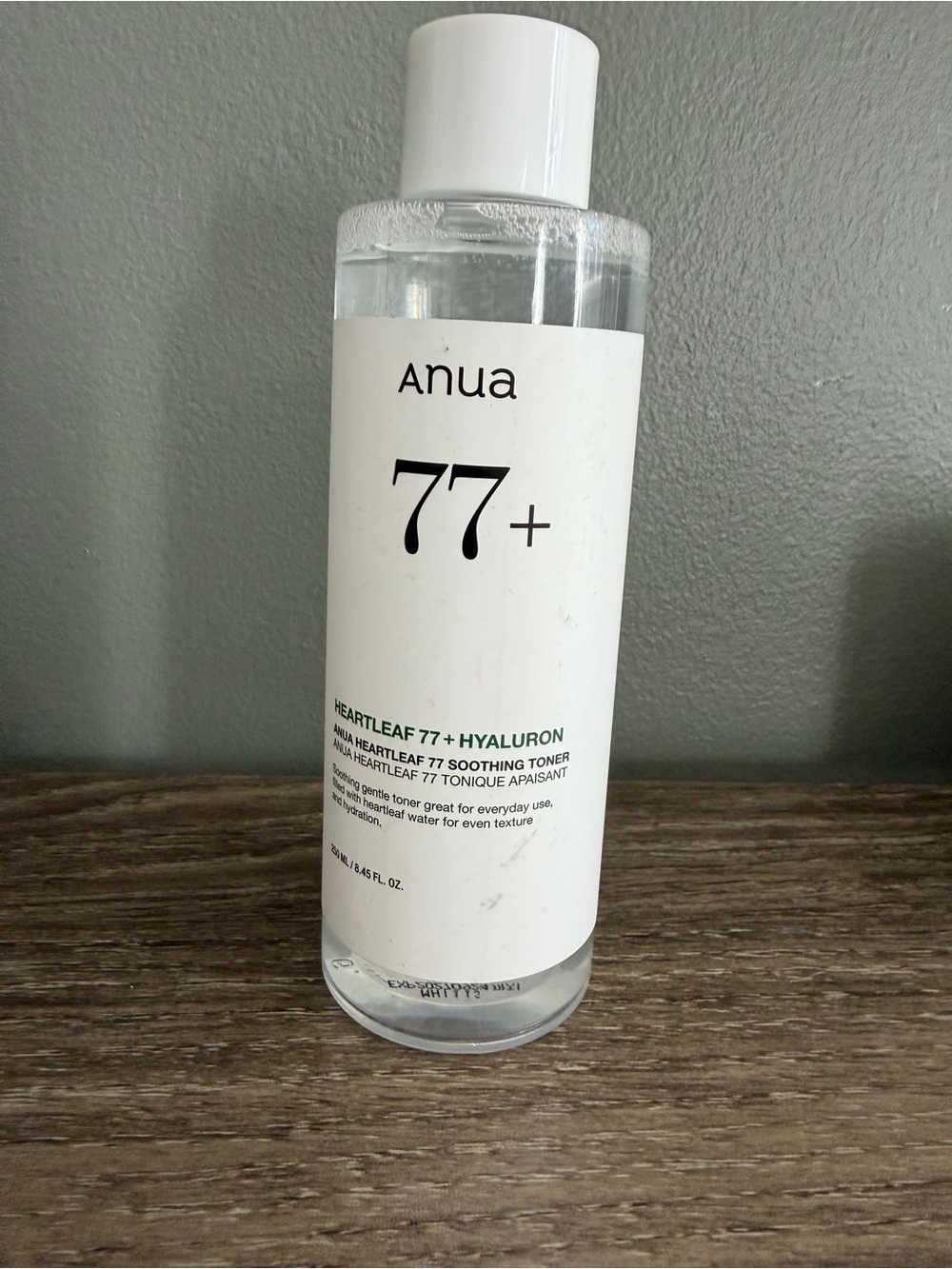Anua 77+ Heartleaf Hyaluron Soothing Toner โ Clear Hydrating Toner